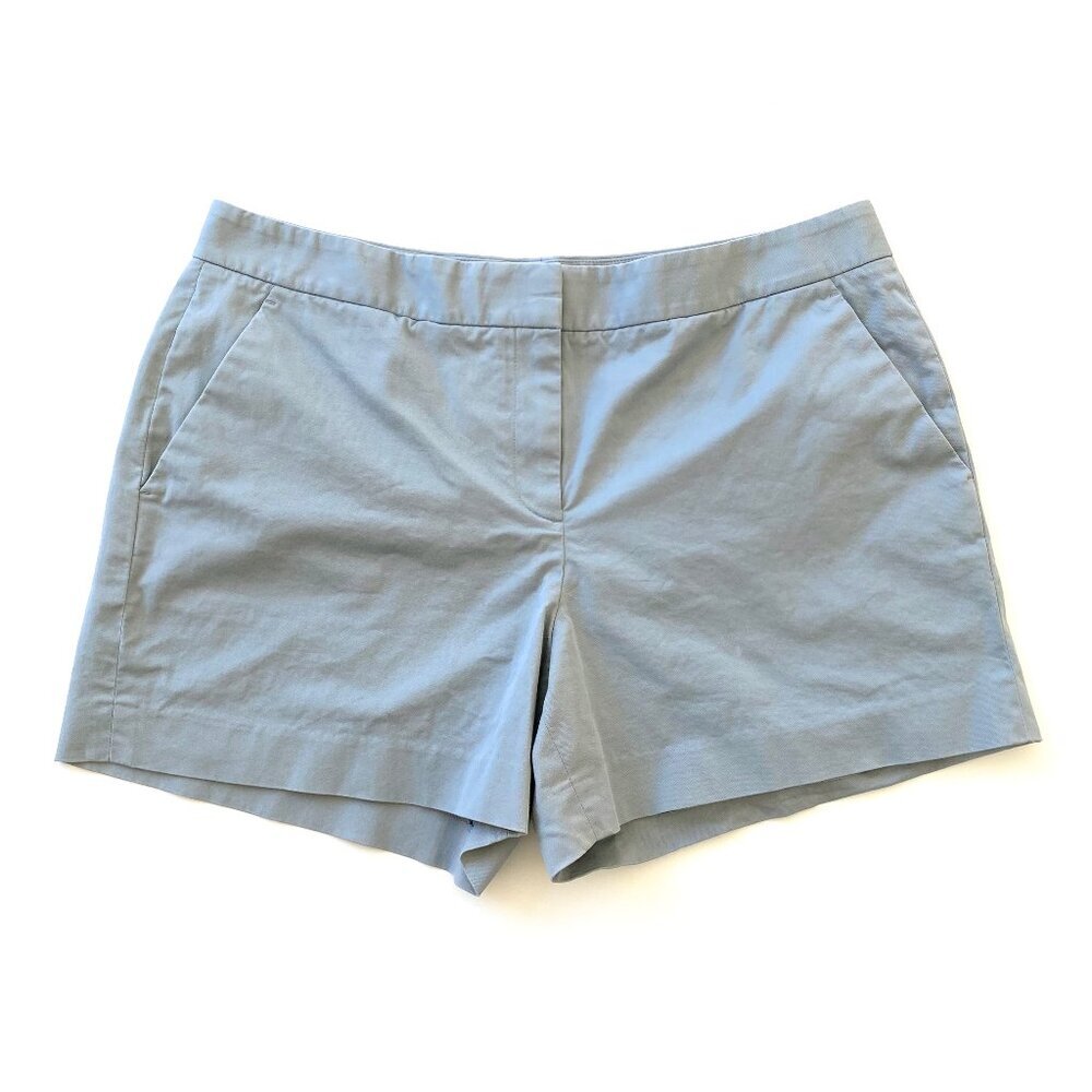 Theory Gray Mid Rise Shorts 4.5” Inseam Size 12